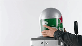 Ein BLADE<sup>®</sup> Fass entfernen - Entnehmen Sie das Fass und setzen Sie ein neues ein